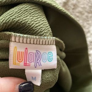 Green stretchy skirt